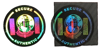 Hologramme avec moire