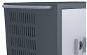 Ventilation grid of high-security mobile cart for laptops and tablets grid-ventilation-cart-mobile-charge-secure-high-security-laptops-tablets