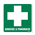 Photoluminescent evacuation signs (GREEN)