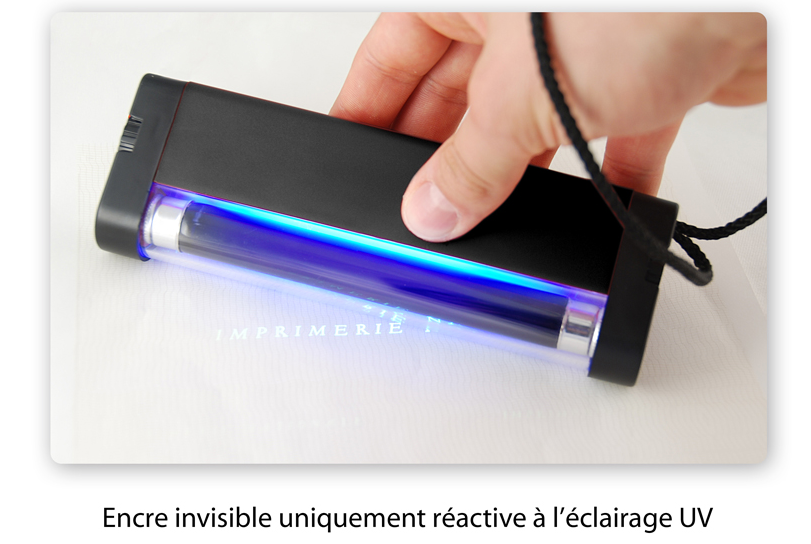papier-sécurisé-sécurité-encre-invisible-eclairage-uv
