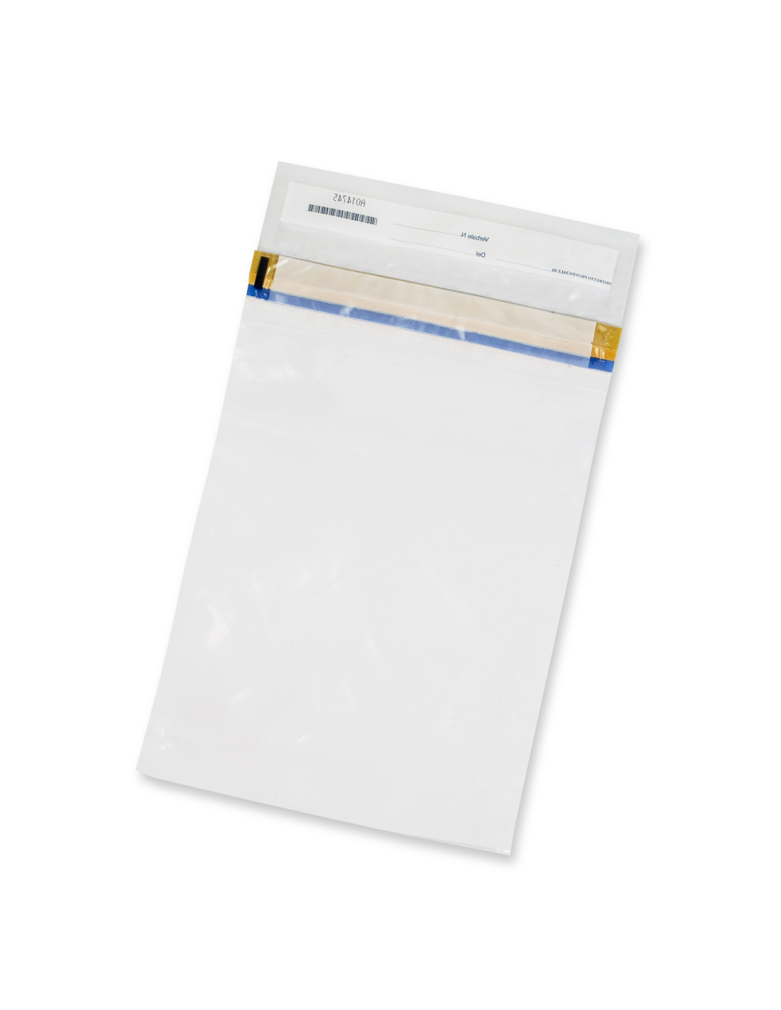 sachet scell&eacute; de s&eacute;curit&eacute; inviolable pour transport de valeurs et objets sensibles.