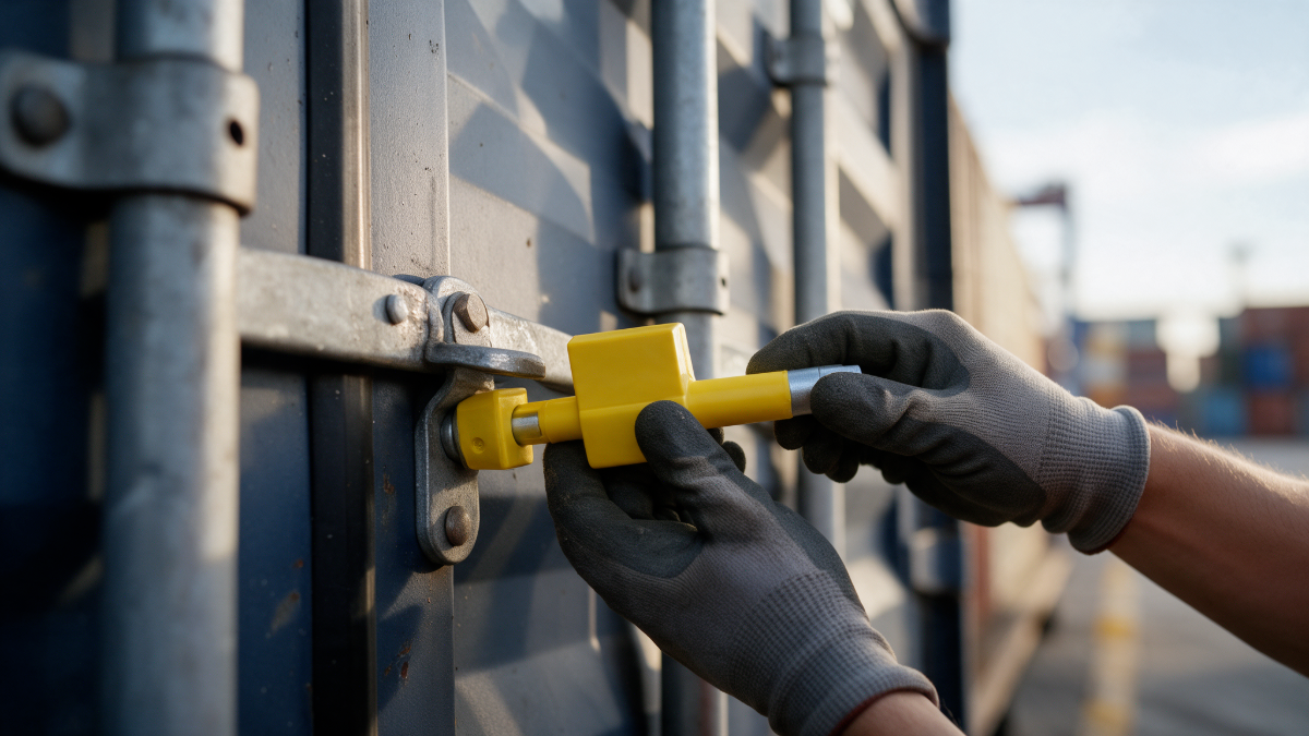 The pin must be pushed home until the base locks fully, otherwise the seal offers no resistance at all.
