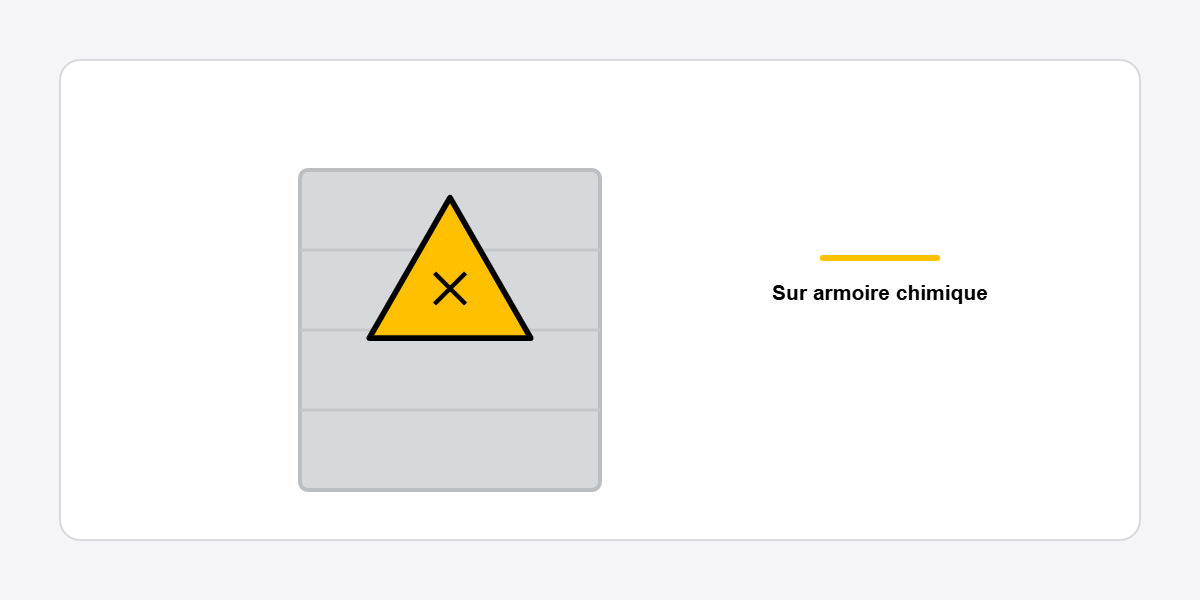 panneau danger matières nocives