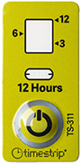 Timestrip time indicator