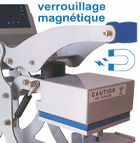 fermeture presse à chaud