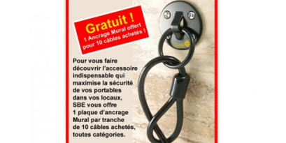 [50%] Liquidation du stock de câbles antivols eco couleur