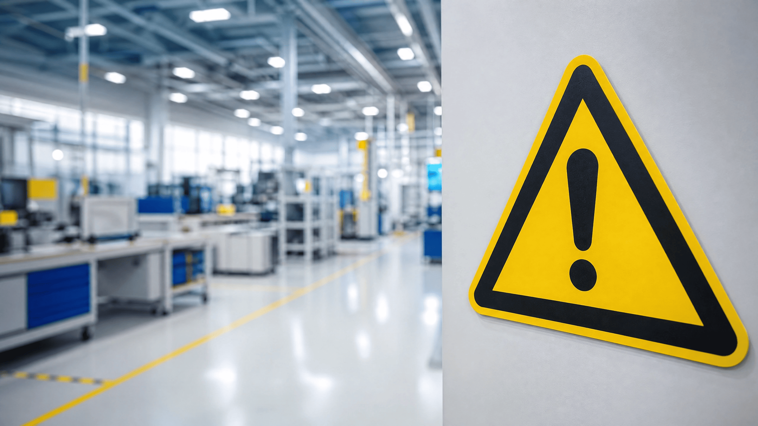Panneau danger en entreprise : signification, types et obligations légales